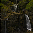 Photo: dd007105      Kuhflucht waterfalls in Estergebirge, autumn, Bavaria, Germany